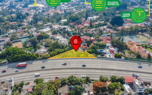 TERRENO EN LOMAS DE CORTES CUERNAVACA MORELOS EN $2,855 POR m²