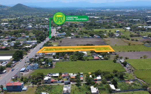 TERRENO A BORDO DE CARRETERA EN XOCHITEPEC EN $1,500 POR m²