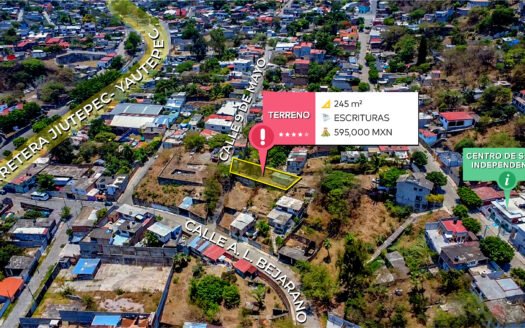 TERRENO EN INDEPENDENCIA, JIUTEPEC, MORELOS