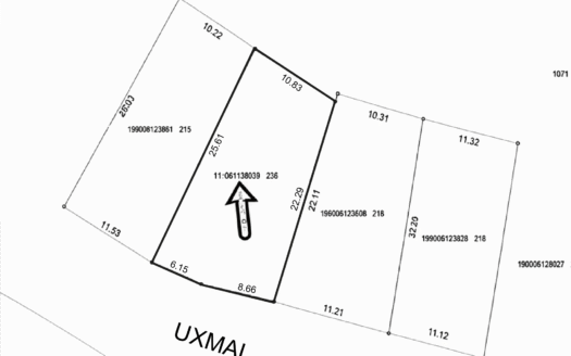 TERRENO DE 306 M² EN CORINTO RESIDENCIAL, BURGOS, CON CASA CLUB Y VIGILANCIA